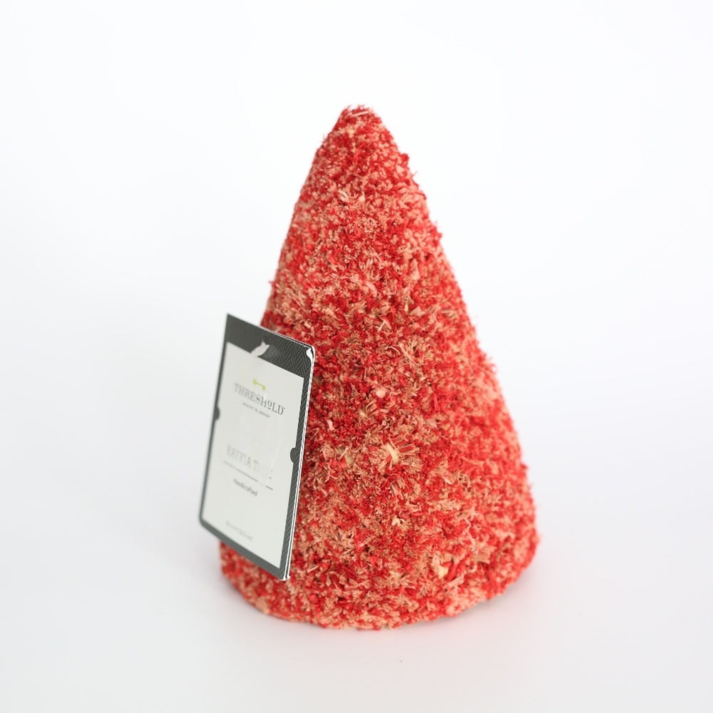 Threshold Raffia Red Christmas Tree 6.5" H
